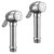 Intenzo Dolphin brass health faucet with 1mtr flexible PVC Tube and Wall Hook- set of 2