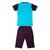 Kavin's Cotton Three-Fourth Pant with Matching Tees for Boys, Pack of 5, Multicolored-Leader
