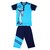 Kavin's Cotton Three-Fourth Pant with Matching Tees for Boys, Pack of 5, Multicolored-Leader