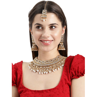 Buy Zaveri Pearls Gold Tone Kundan 