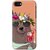 Ezellohub printed soft silicon mobile back case cover for   Iphone 7 - summer bear