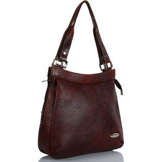 brown leather handbags online