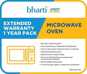 Bharti Assist Global Private Limited 1 Year Extended Warranty for Microwave Oven (Rs.1  Rs.7000)
