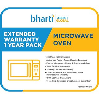 Bharti Assist Global Private Limited 1 Year Extended Warranty for Microwave Oven (Rs.1  Rs.7000)