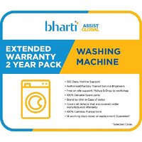Bharti Assist Global Private Limited 2 Years Extended Warranty for Washing Machine between Rs. 1 to Rs. 12000