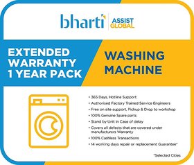 Bharti Assist Global Private Limited 1 Year Extended Warranty for Washing Machine between Rs. 1 to Rs. 12000
