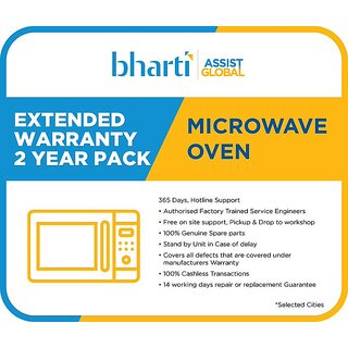 Bharti Assist Global Private Limited 2 Years Extended Warranty for Microwave Oven (Rs.7001/- to Rs.14000/-)