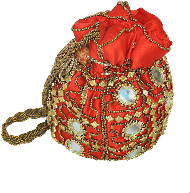 rajasthani mirror work bags