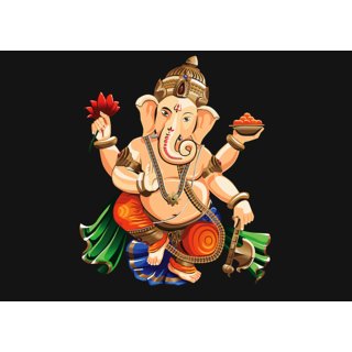 Buy 3D Ganesh ji 300 GSM Religious wall poster for  bedroom,livingroom,gym,office of 300 GSM Thick Paper of 12x18 inch without  frame Online @ ₹249 from ShopClues