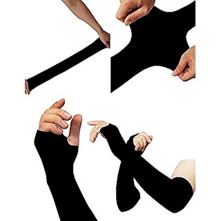 Buy MP Arm sleeves with thumb holes armlet hand cover 1 pair for UV ...
