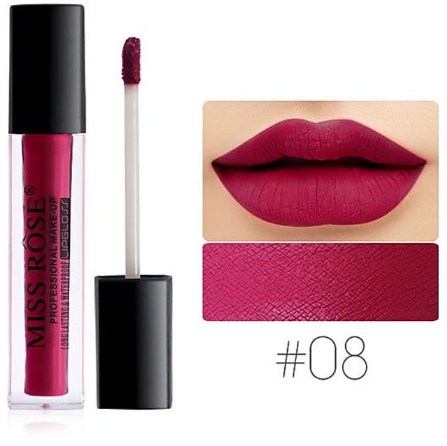 Buy Miss Rose Matte Lip Gloss Long Lasting Matte Waterproof Lip Gloss Shade 8 Online 169 From Shopclues