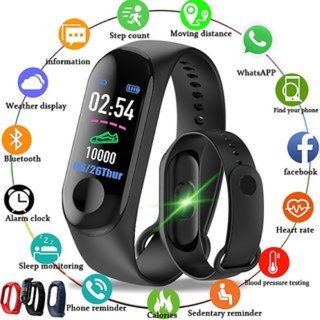 Buy M3 Smart Band For Android IOS - Premium Quality, Fitness Activity Tracker Online ₹499 ShopClues