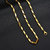 Gold Plated Gold Chain for Men and Boys New Design Gold Chain for Men Fashion 3MM (22 inch)