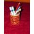 Designer Pen Stand-Gold n Red (Medium Size)