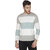 Striped Crew Neck Men's T-shirt-Green