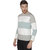 Striped Crew Neck Men's T-shirt-Green