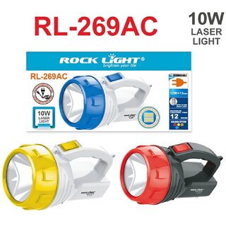                       Rock Light RL-269AC 10 Watt LASER + 15 SMD Emergency Light With Heavy Battery Backup                                              