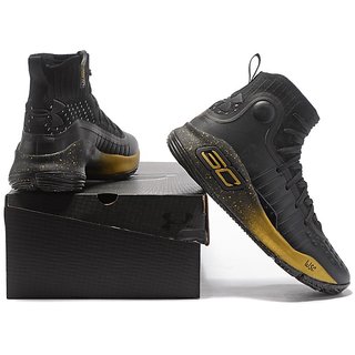 black and gold stephen curry shoes