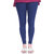 Nisha Ankle Length Cotton Material Free Size Women's Leggings (Blue-Free Size)