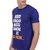 Amitto Meri baggi mera ghoda Blue Solid half sleev printed t-shirt for men