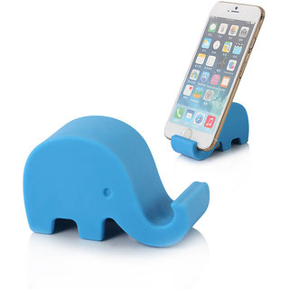 Sketchfab Elephant Design Mobile Holder For Smartphone  Tablet - Blue