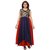 Aika Women's Banglory Silk Embroidery Semi Stitched Anarkali Gown (G029-Poonam Red)