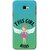 Ezellohub Printed Design Soft Silicon Mobile back cover for Samsung Galaxy J4 Plus - this girl
