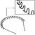 Pack of 3 - Black Color ZigZag Wavy Hair Band for Daily Use Made from Strong Metal