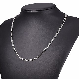 Platinum plated cheap silver chain