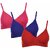 Low Price Mall Pack Of 3 Bra Set Full Coverage Lightly Padded Bra ( Multicolor )