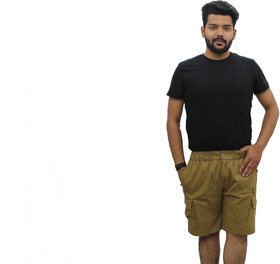 Neeba Fashion Wear Brown Shorts For Mens
