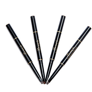 Lameila Colors Automatic Makeup Eyebrow Pencil with Brush Tint Long Lasting Paint Tattoo Set Of 4