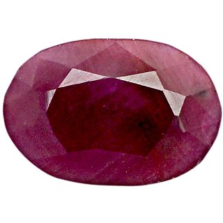                       Gurpreet Gems 5.25 Carat Certified Natural Jaipuri Ruby (Manik) Stone                                              