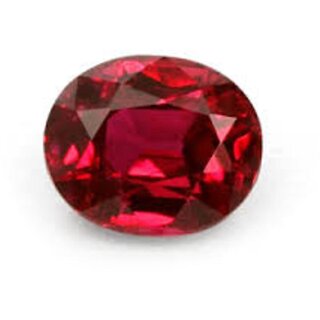                       Gurpreet Gems 7.25 Carat Certified Natural Jaipuri Ruby (Manik) Stone                                              