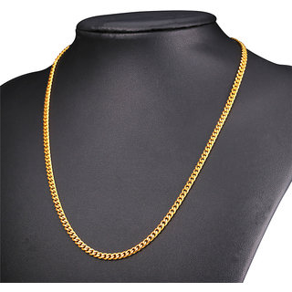 Buy 24K Gold Plated Gold Chain for Men 