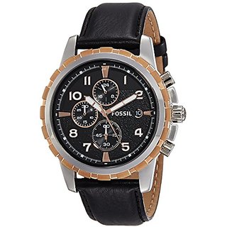 Buy Fossil Chronograph Black Dial Mens 