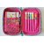 Little Swag Unicorn Embossed Pen Pencil Holder Case Box  Girl Cosmetic Makeup Stationery Organizer for Kids Girls