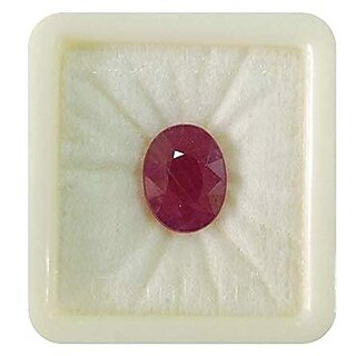                       Gurpreet Gems 5.25 Carat Certified Natural Jaipuri Ruby (Manik) Stone                                              