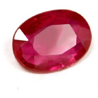                       Gurpreet Gems 5.25 Carat Certified Natural Jaipuri Ruby (Manik) Stone                                              