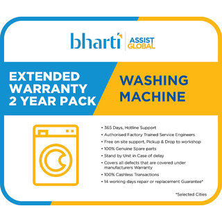                       Bharti Assist Global Private Limited 2 Years Extended Warranty for Washing Machine between Rs. 35001 to Rs. 50000                                              