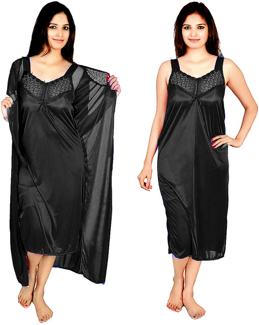 black colour night dress