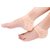 Kushahu Silicone Gel Heel Pad Socks For Cracked Heels and Swelling Pain Relief (Free Size) (1 Pair)