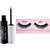 GlamGals Stylish Reusable Soft thick Eye Lashes with Glue Transparent 6.5 ml