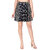 Texco Beige and Navy Printed Skirt for Women