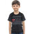Neeba Regular Fit Black T-Shirt For Kid's