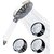 Intenzo Adjustable Round  Rain Spray Hand Shower