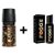 Axe Coklate And FOGG Black Collection Deo Body Spray For Men - 2 Pcs