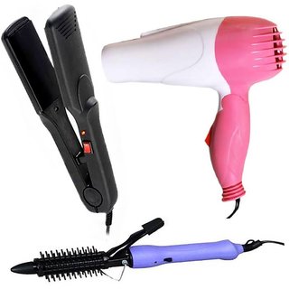philips hair straightener and dryer combo pack flipkart