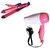 Combo Of Branded Hair Dryer 1000 W and  2 in 1 Hair Curler / Straightener beautiful