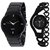 Varni Retail Men And Black Chain Women Stylish Couple Combo Wrist Watch For Couple